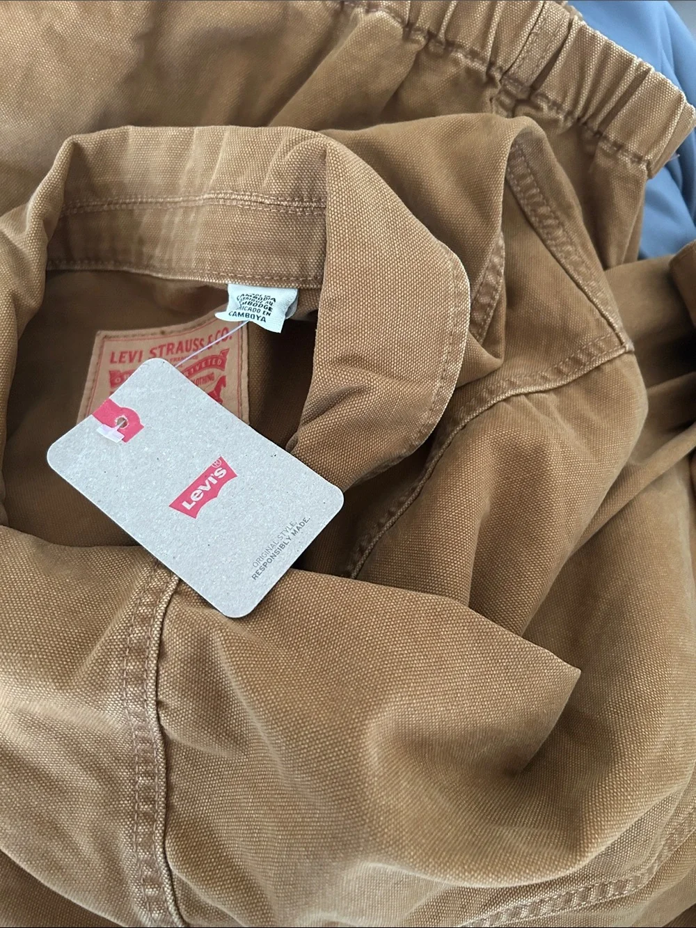 Levi’s 100% Cotton The Rancher Trucker Jacket in Brown Rinse